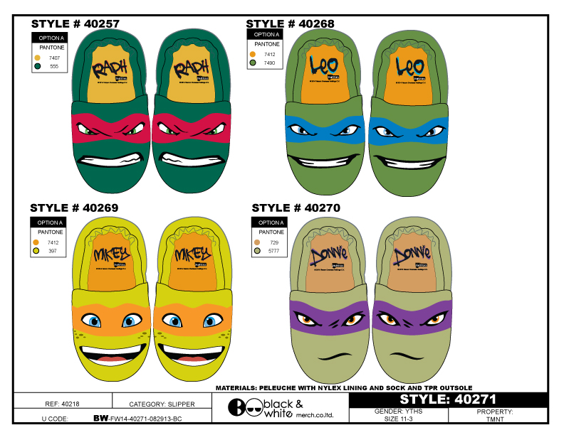 Licensed footwear product and packaging presentation