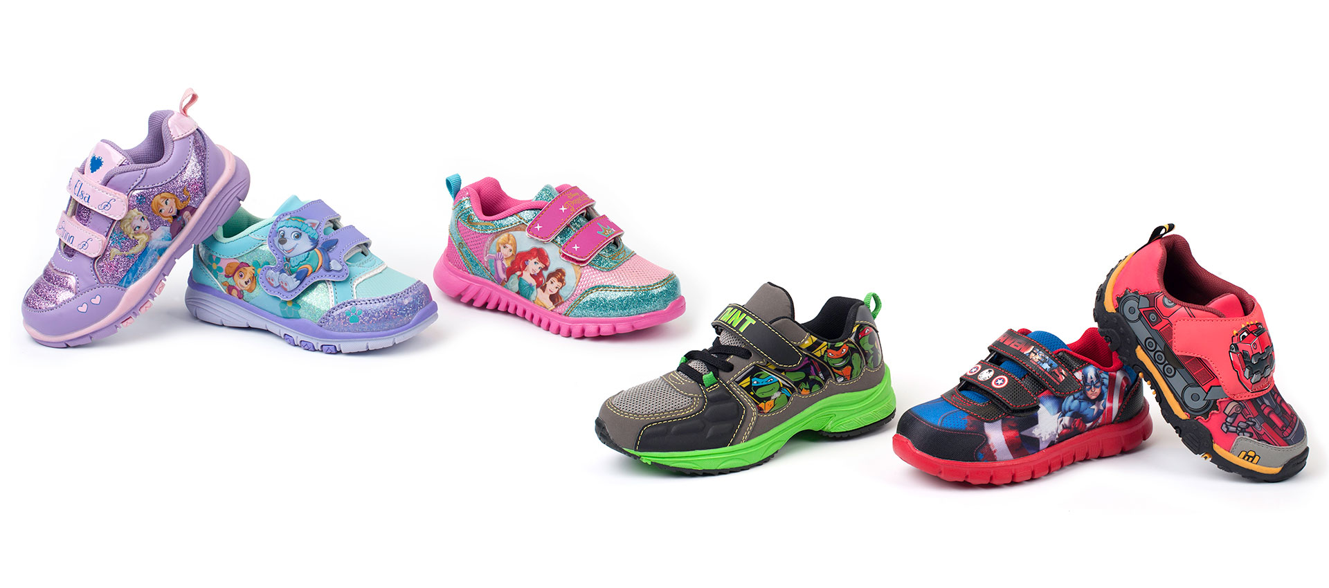 Athletic footwear assortment